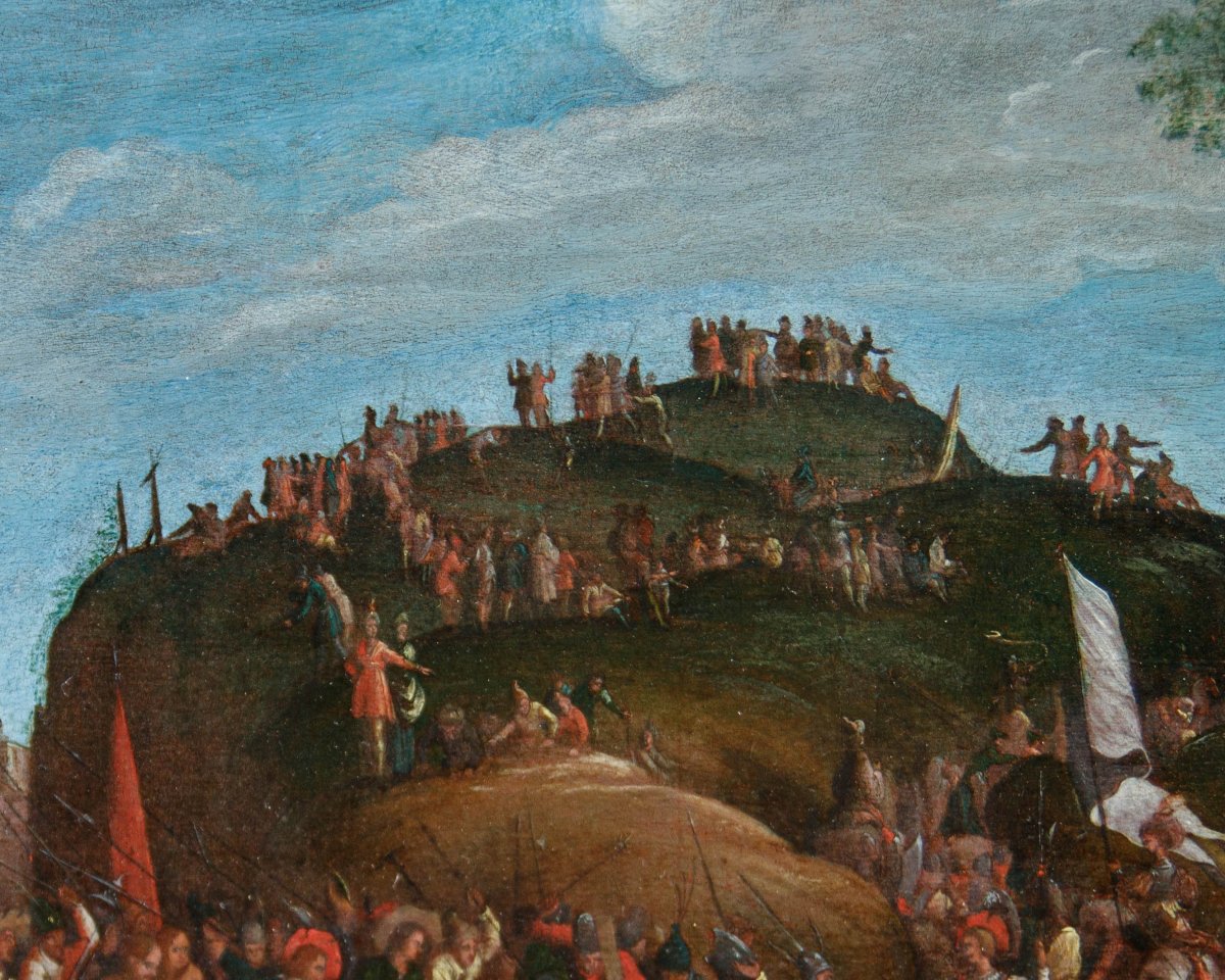 Seguace di Jacques Caillot, prima metà del XVIII secolo, Salita al calvario-photo-2
