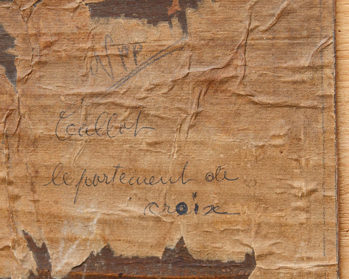 Seguace di Jacques Caillot, prima metà del XVIII secolo, Salita al calvario-photo-3