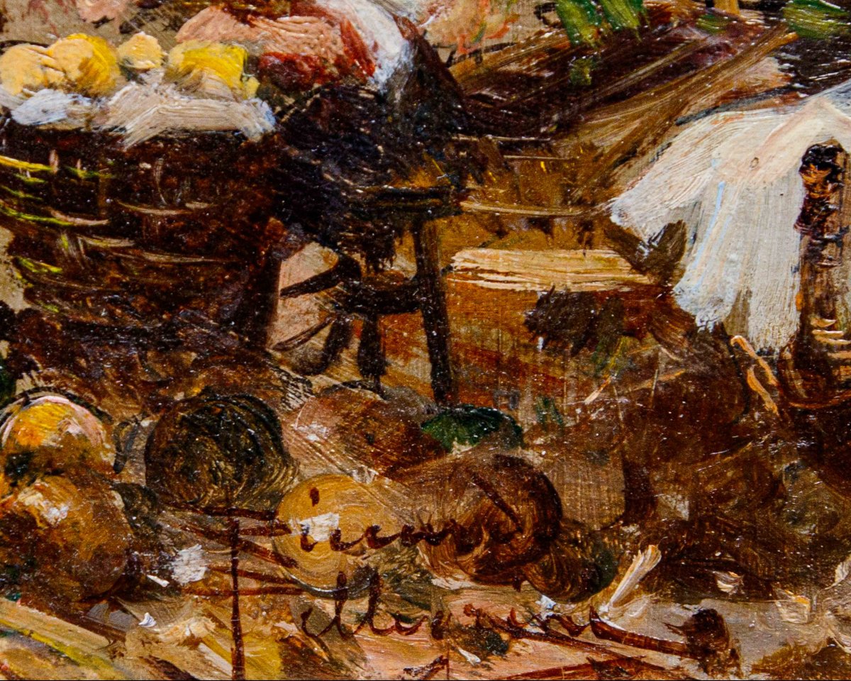 Riccardo Pellegrini (Milano, 1863 – Crescenzago, 1934), Mercato orientale-photo-2