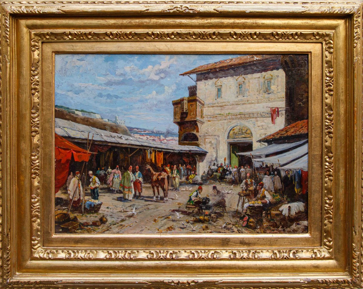 Riccardo Pellegrini (Milano, 1863 – Crescenzago, 1934), Mercato orientale