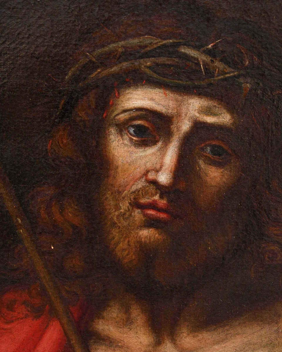 Seguace di Antonio Allegri detto il Correggio, XVII secolo, Ecce homo-photo-2
