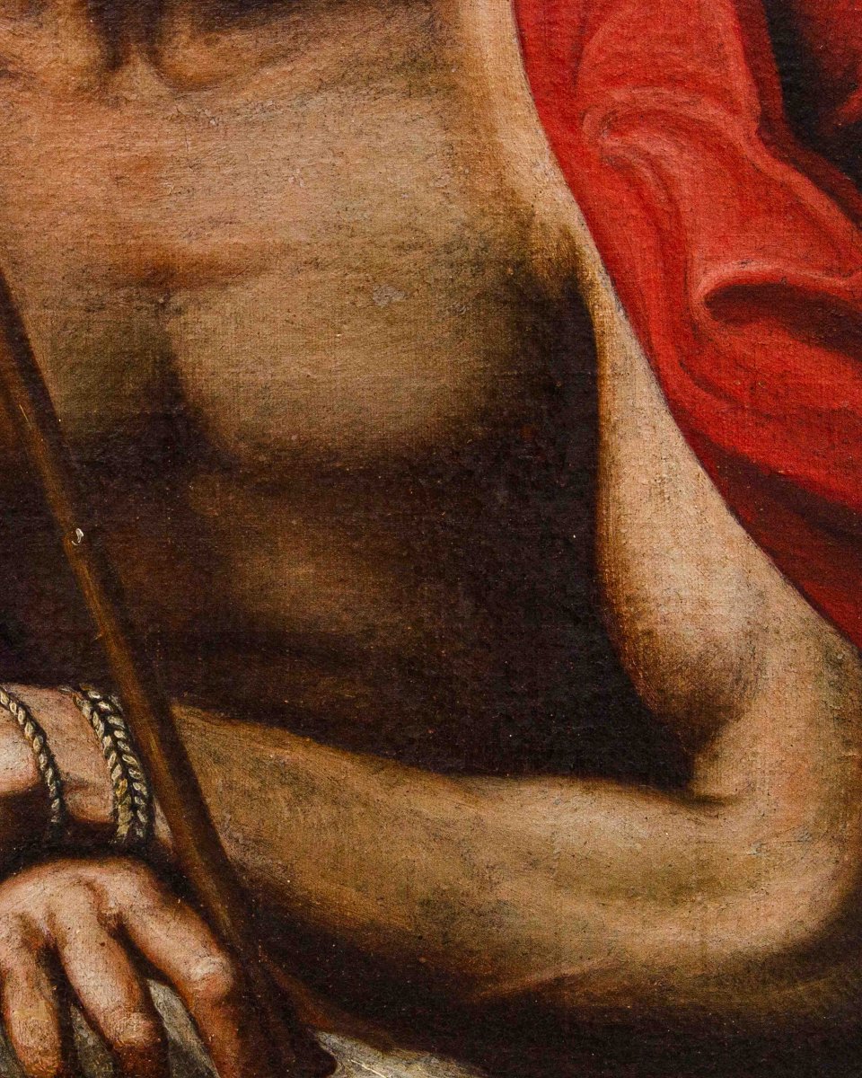 Seguace di Antonio Allegri detto il Correggio, XVII secolo, Ecce homo-photo-2