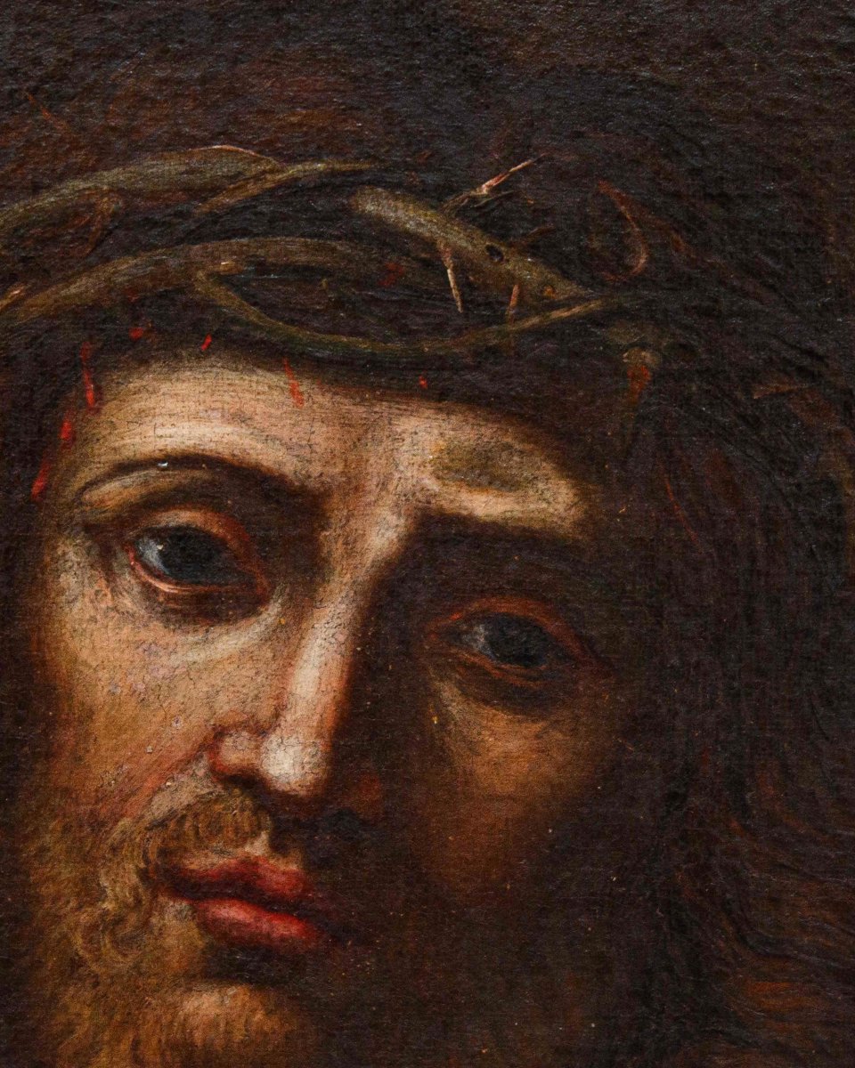 Seguace di Antonio Allegri detto il Correggio, XVII secolo, Ecce homo-photo-3