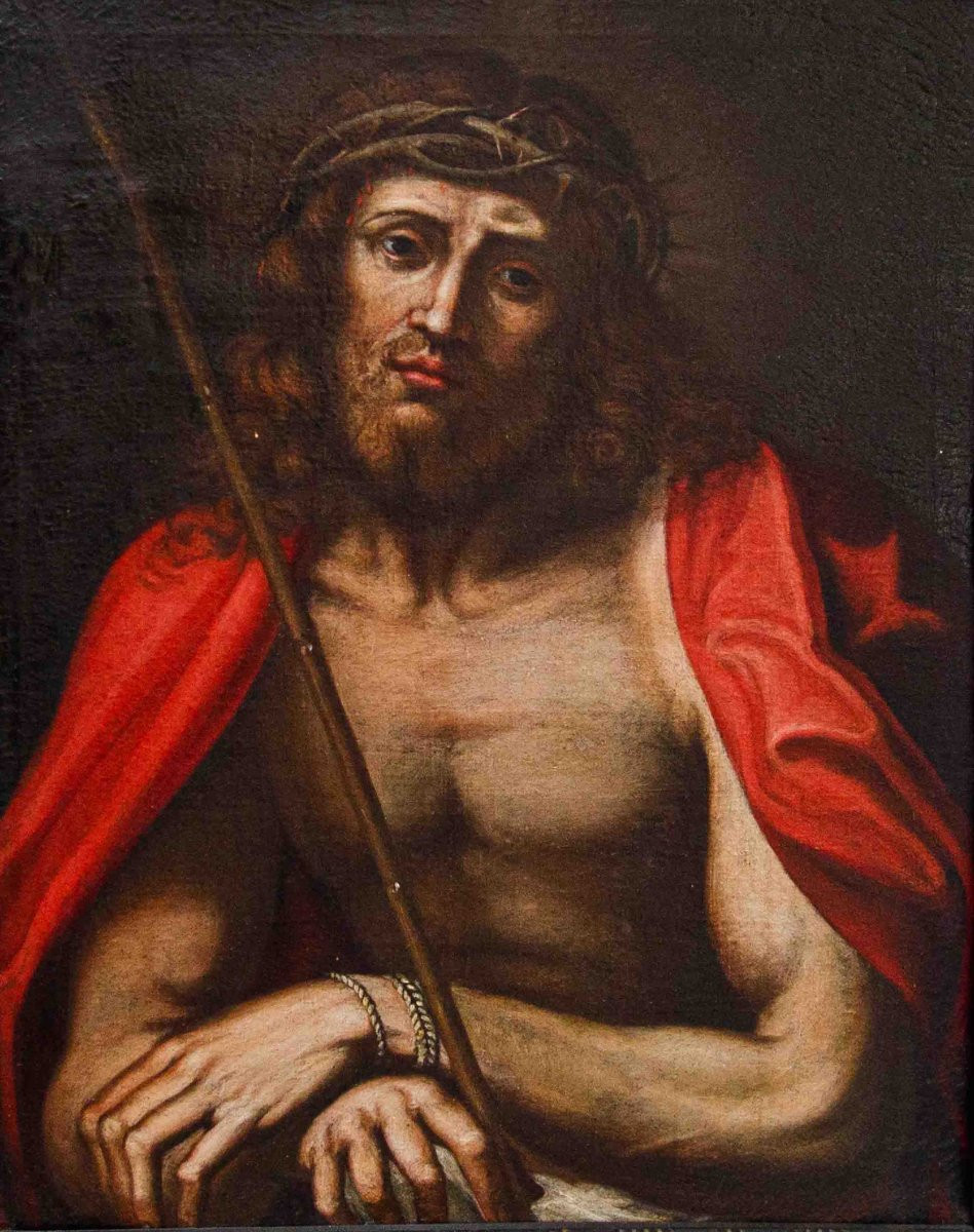 Seguace di Antonio Allegri detto il Correggio, XVII secolo, Ecce homo-photo-4