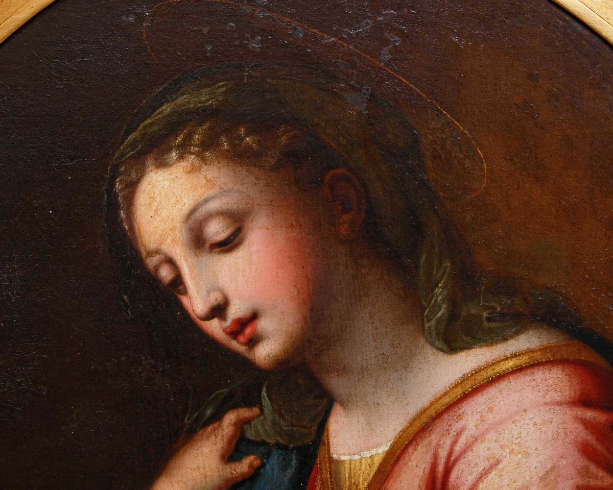 XVII secolo, da Raffaello Sanzio (Urbino, 1483 – Roma, 1520), Madonna con il Bambino-photo-3
