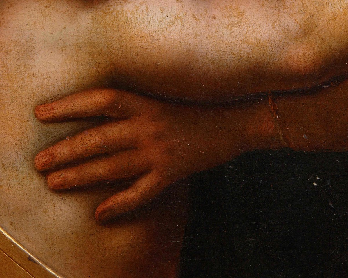 XVII secolo, da Raffaello Sanzio (Urbino, 1483 – Roma, 1520), Madonna con il Bambino-photo-1