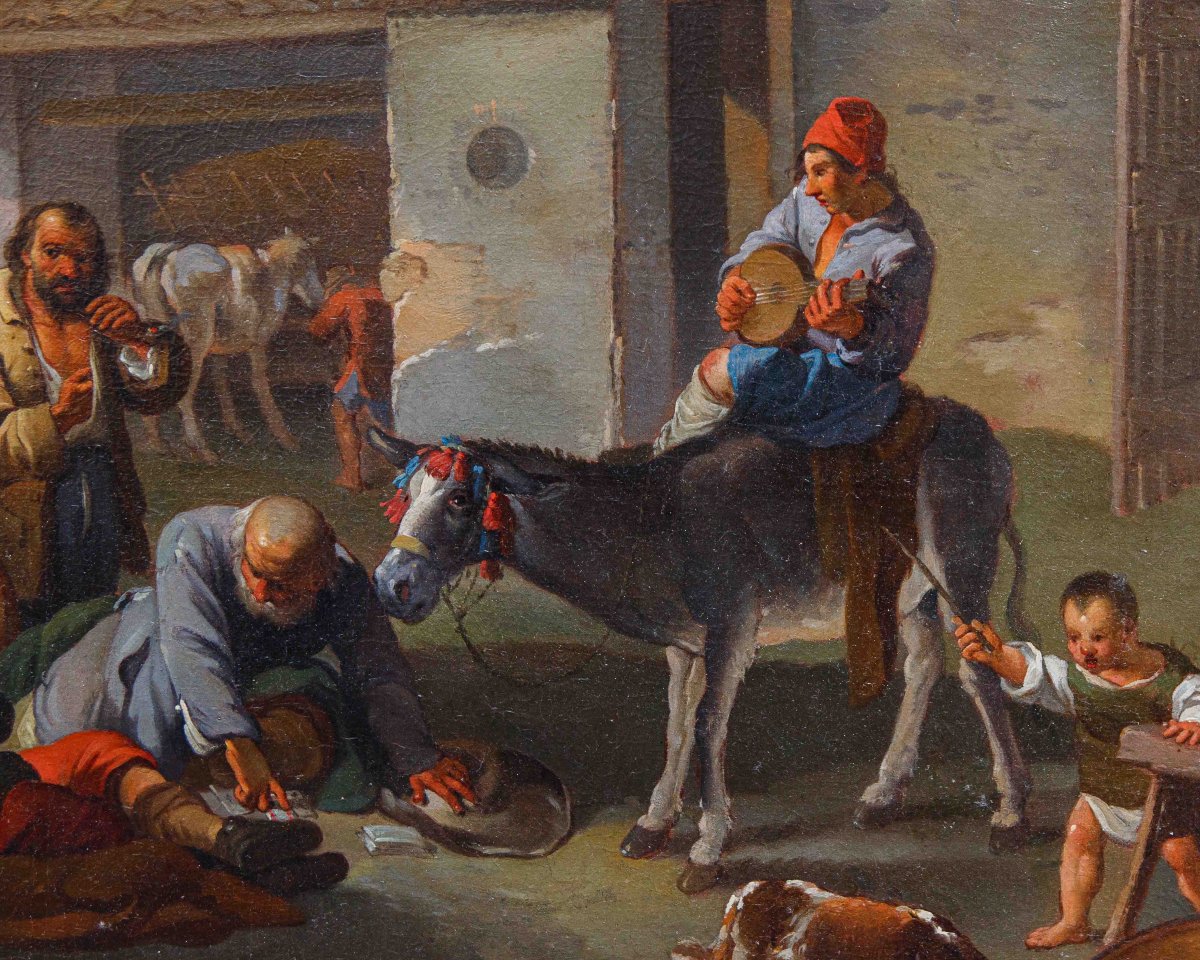 Paolo Monaldi (Roma, 1704 c.a. - post 1779), Scena di genere-photo-3