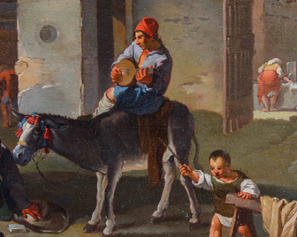 Paolo Monaldi (Roma, 1704 c.a. - post 1779), Scena di genere-photo-5