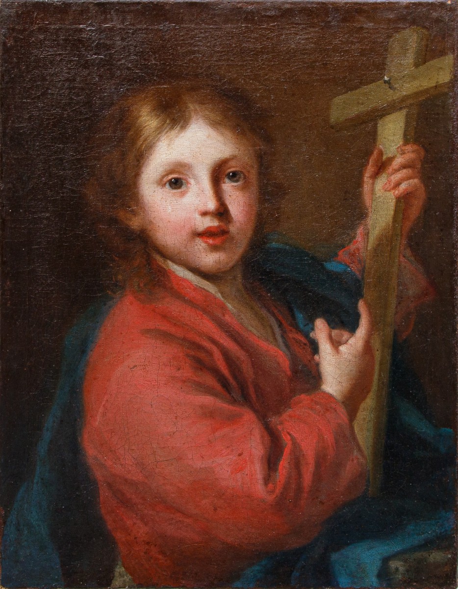 Gesù Bambino che indica la croce