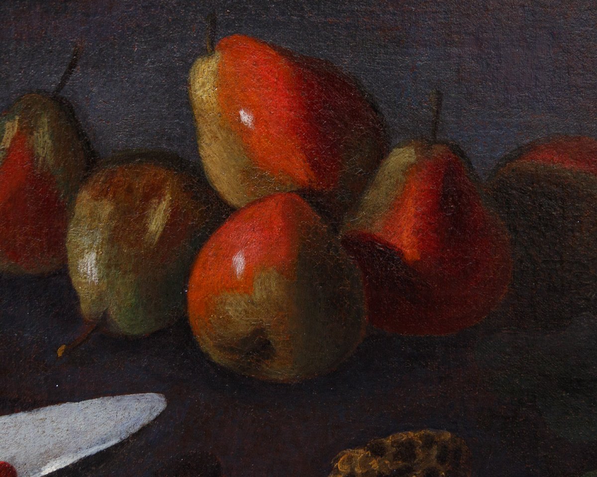 Natura morta con frutta e spugnole-photo-1