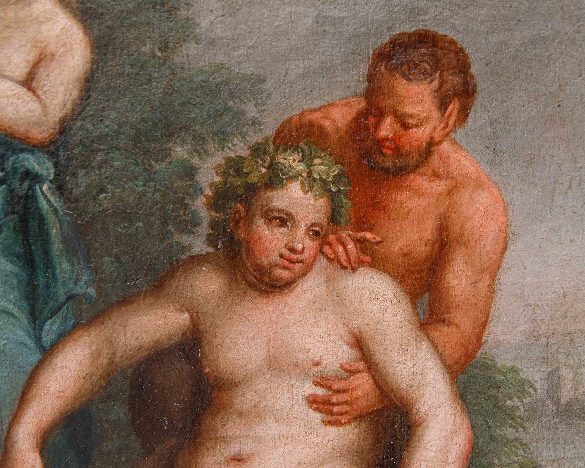 XVIII secolo, Sovrapporta con l’Educazione di Bacco-photo-6