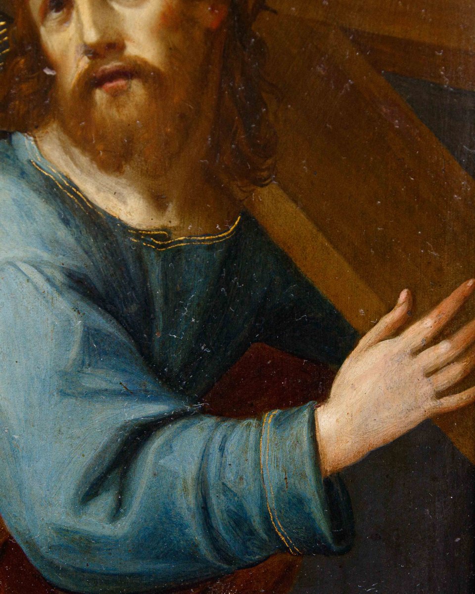 Scuola fiamminga, fine XVI secolo, Cristo portacroce-photo-3