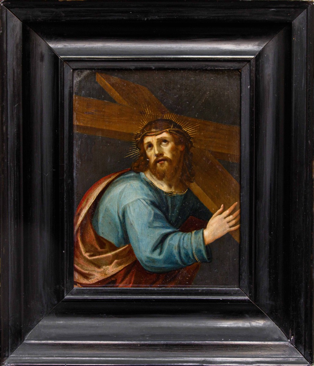 Scuola fiamminga, fine XVI secolo, Cristo portacroce