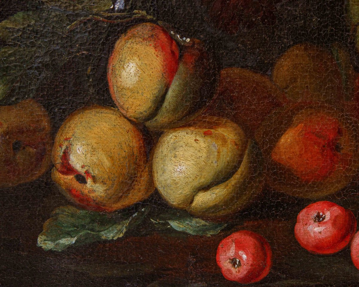 Niccolò Stanchi (Roma, 1623 – 1690) Natura morta con frutta e fiori-photo-5