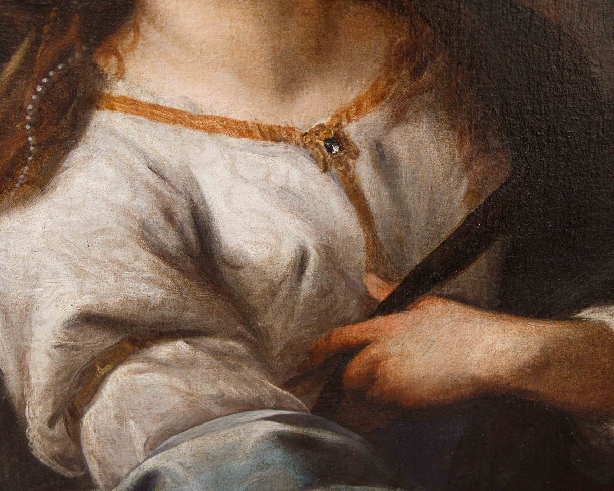 Giuseppe Nuvolone (Milano, 1619 – 1703), Santa in estasi-photo-3