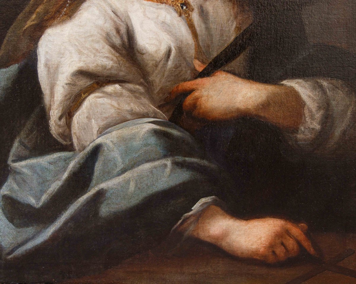 Giuseppe Nuvolone (Milano, 1619 – 1703), Santa in estasi-photo-3