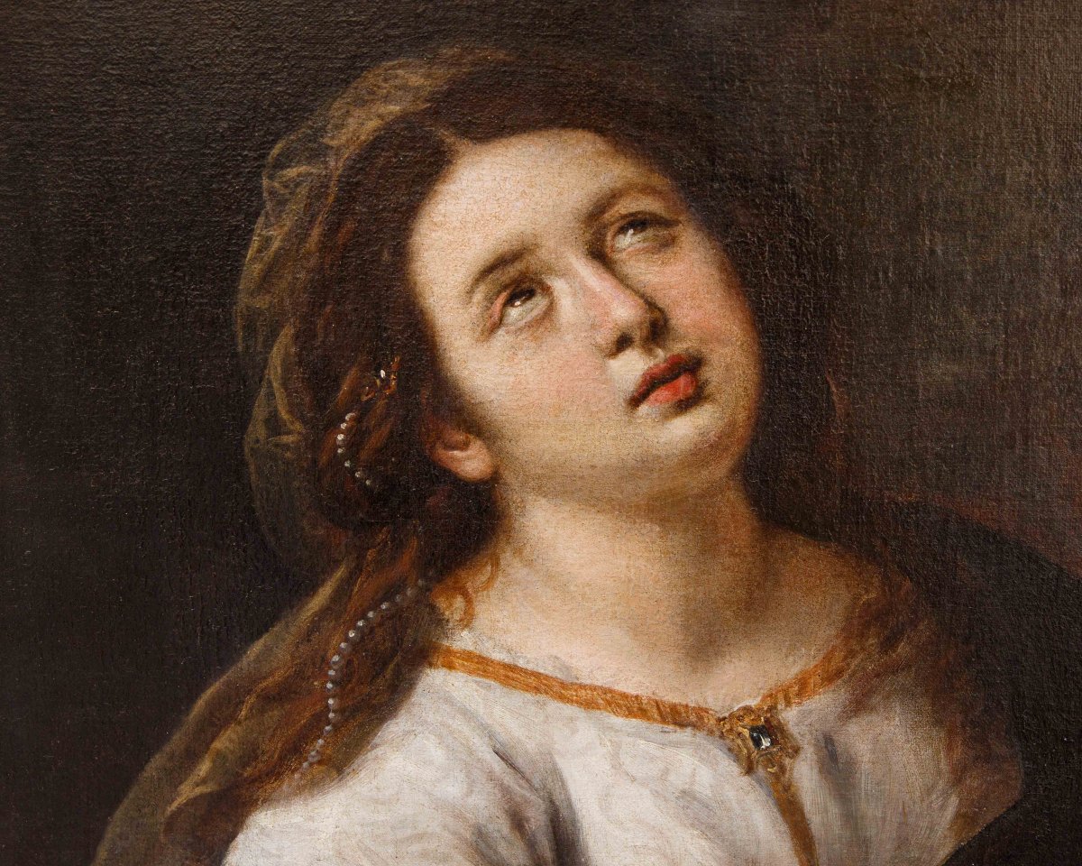 Giuseppe Nuvolone (Milano, 1619 – 1703), Santa in estasi-photo-4