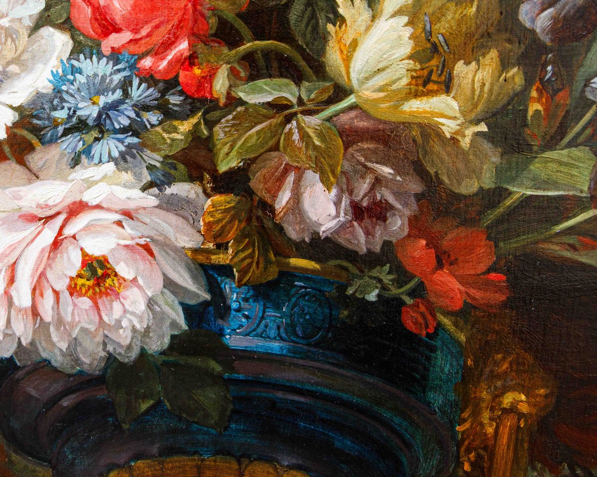 XIX secolo, Natura morta con fiori-photo-3