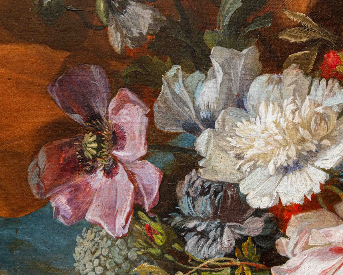 XIX secolo, Natura morta con fiori-photo-5