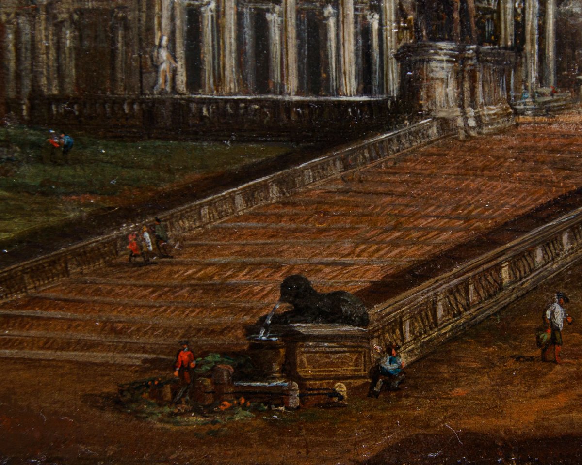 Salvatore Colonnelli Sciarra (Roma,  prima metà del XVIII secolo),Vista del Campidoglio-photo-3