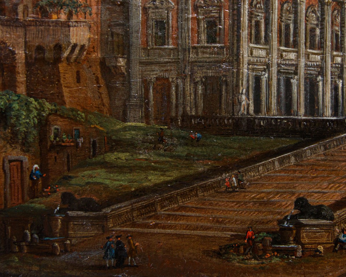 Salvatore Colonnelli Sciarra (Roma,  prima metà del XVIII secolo),Vista del Campidoglio-photo-4