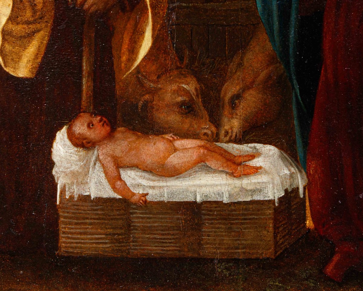 Scuola veneta, prima metà del XVI secolo, Natività-photo-2