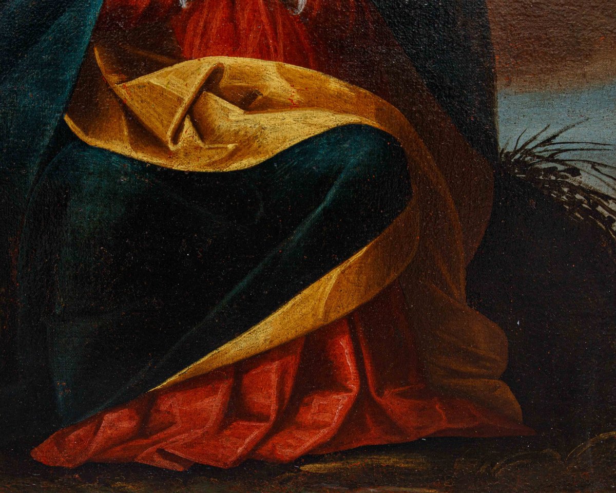 Scuola lombarda del XVII secolo, Madonna orante-photo-4