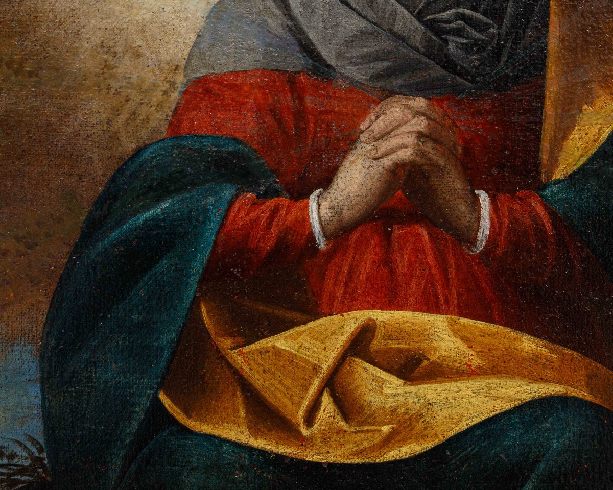 Scuola lombarda del XVII secolo, Madonna orante-photo-1