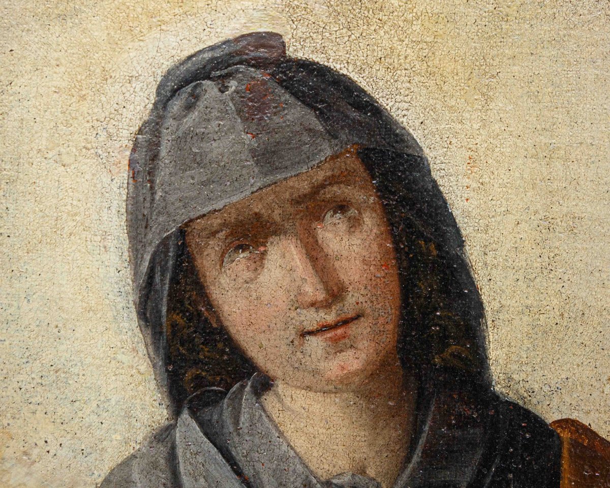 Scuola lombarda del XVII secolo, Madonna orante-photo-3