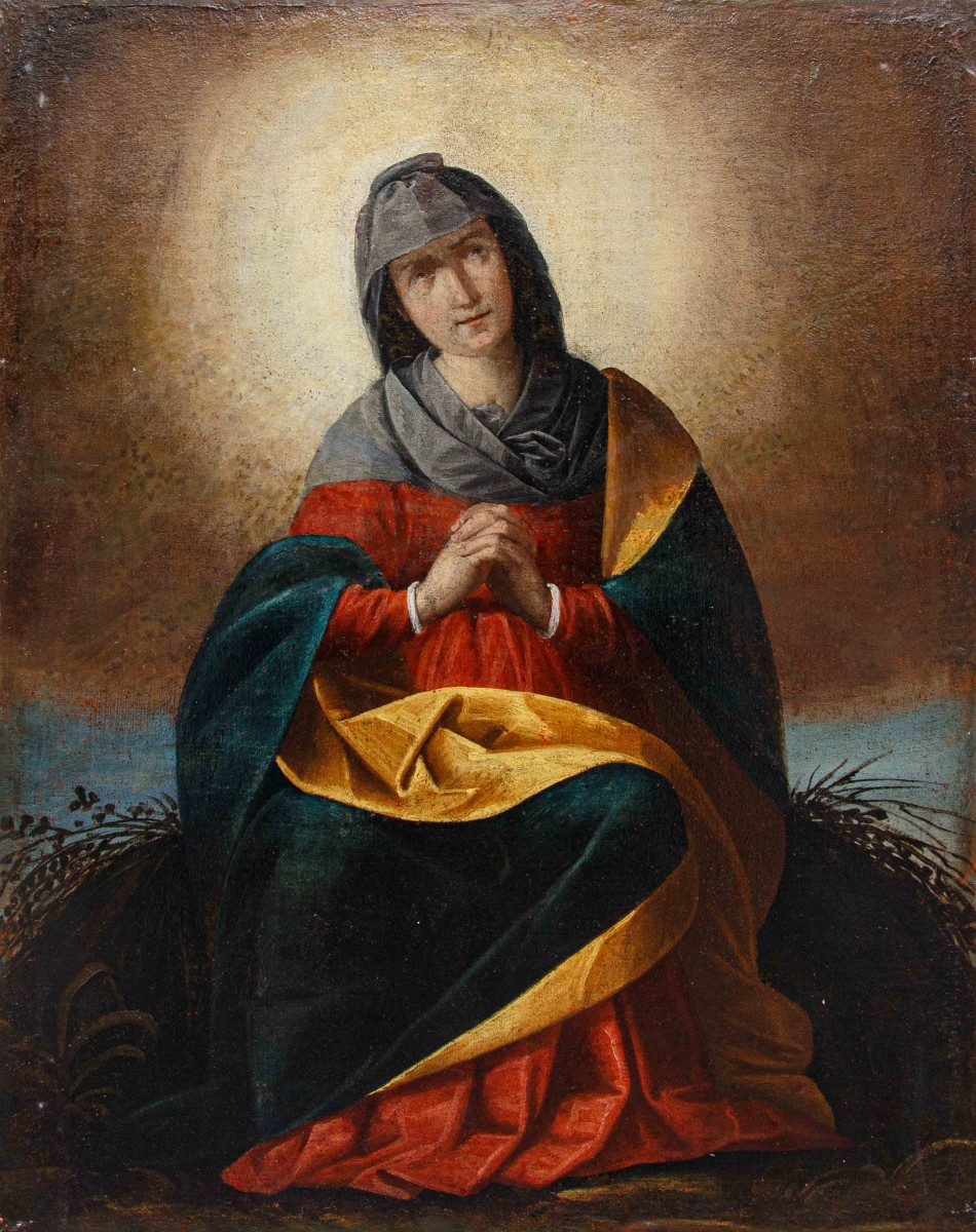 Scuola lombarda del XVII secolo, Madonna orante