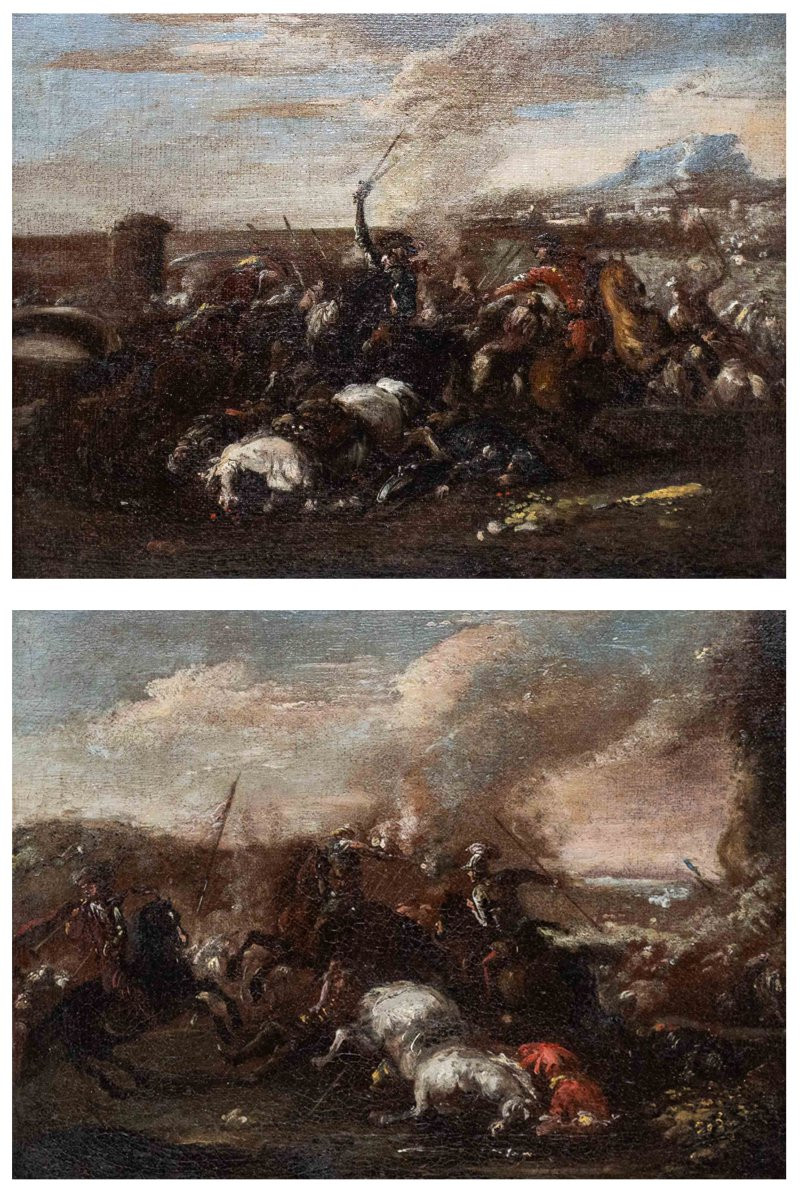 Francesco Graziani (seconda metà del XVII secolo), Scene di battaglia-photo-2