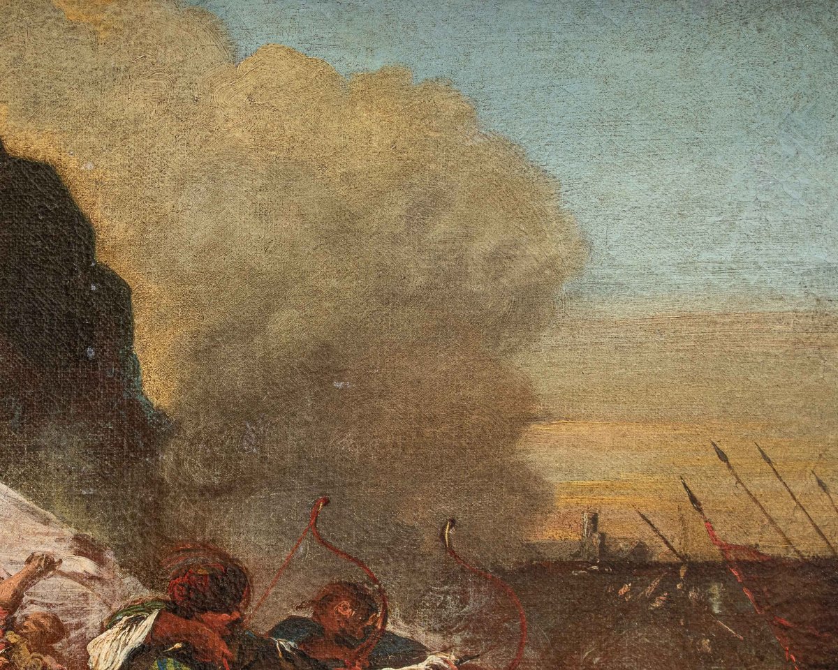 Antonio Calza (Verona, 1653-1725), Battaglia tra Cristiani e Turchi-photo-6