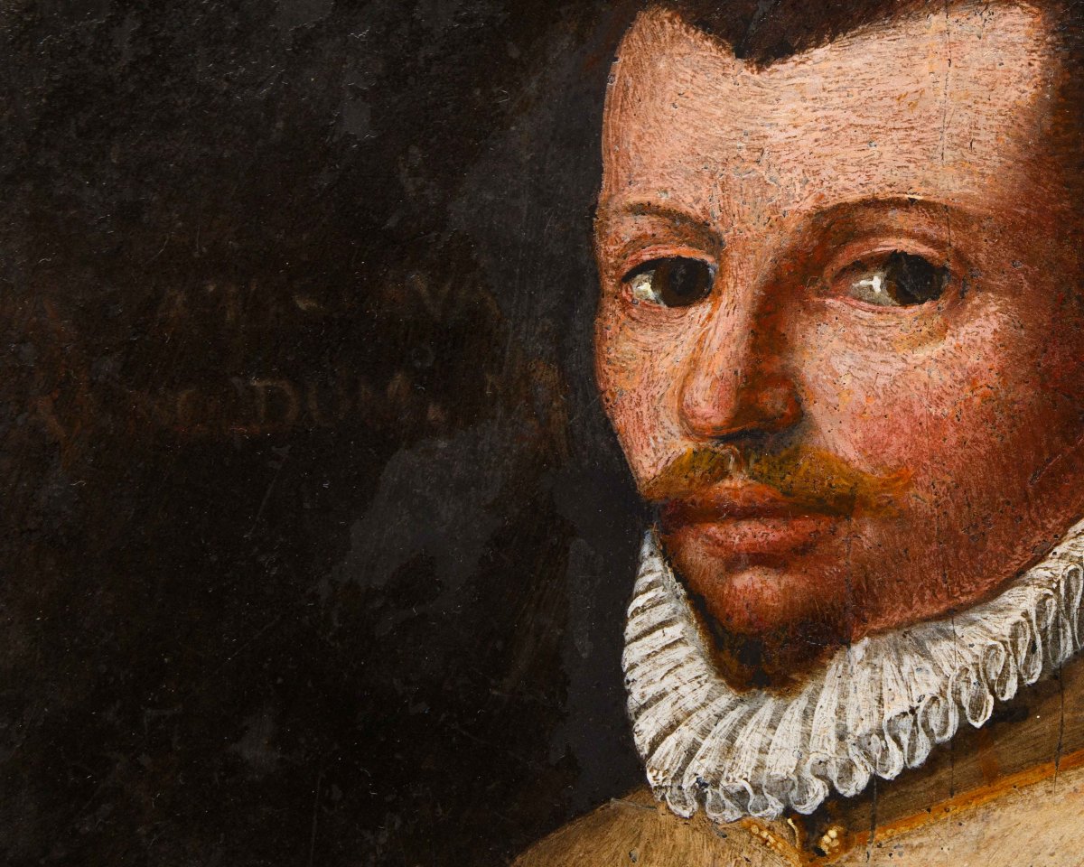 Scuola italiana, fine XVI secolo, Ritratto di Simon Stevin-photo-1