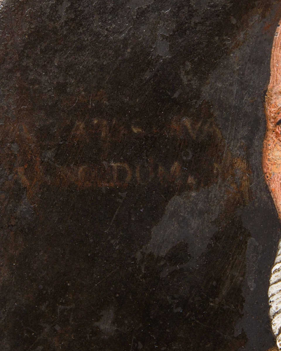 Scuola italiana, fine XVI secolo, Ritratto di Simon Stevin-photo-2