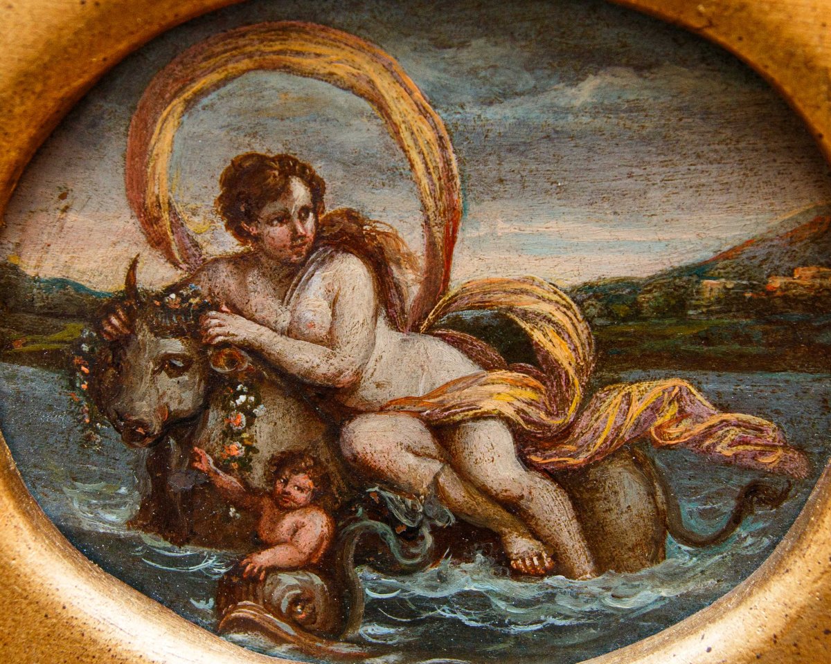 Scuola francese, XVII secolo, Allegorie dei quattro elementi-photo-3