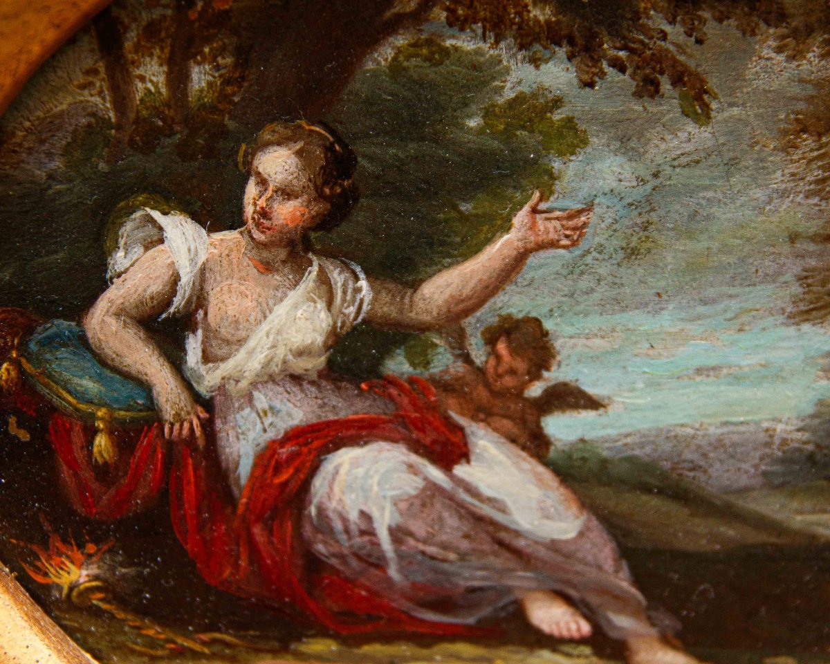 Scuola francese, XVII secolo, Allegorie dei quattro elementi-photo-4