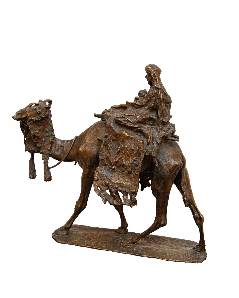 Ernesto Bazzaro (Milano, 1859 - 1937), Carovana-photo-3