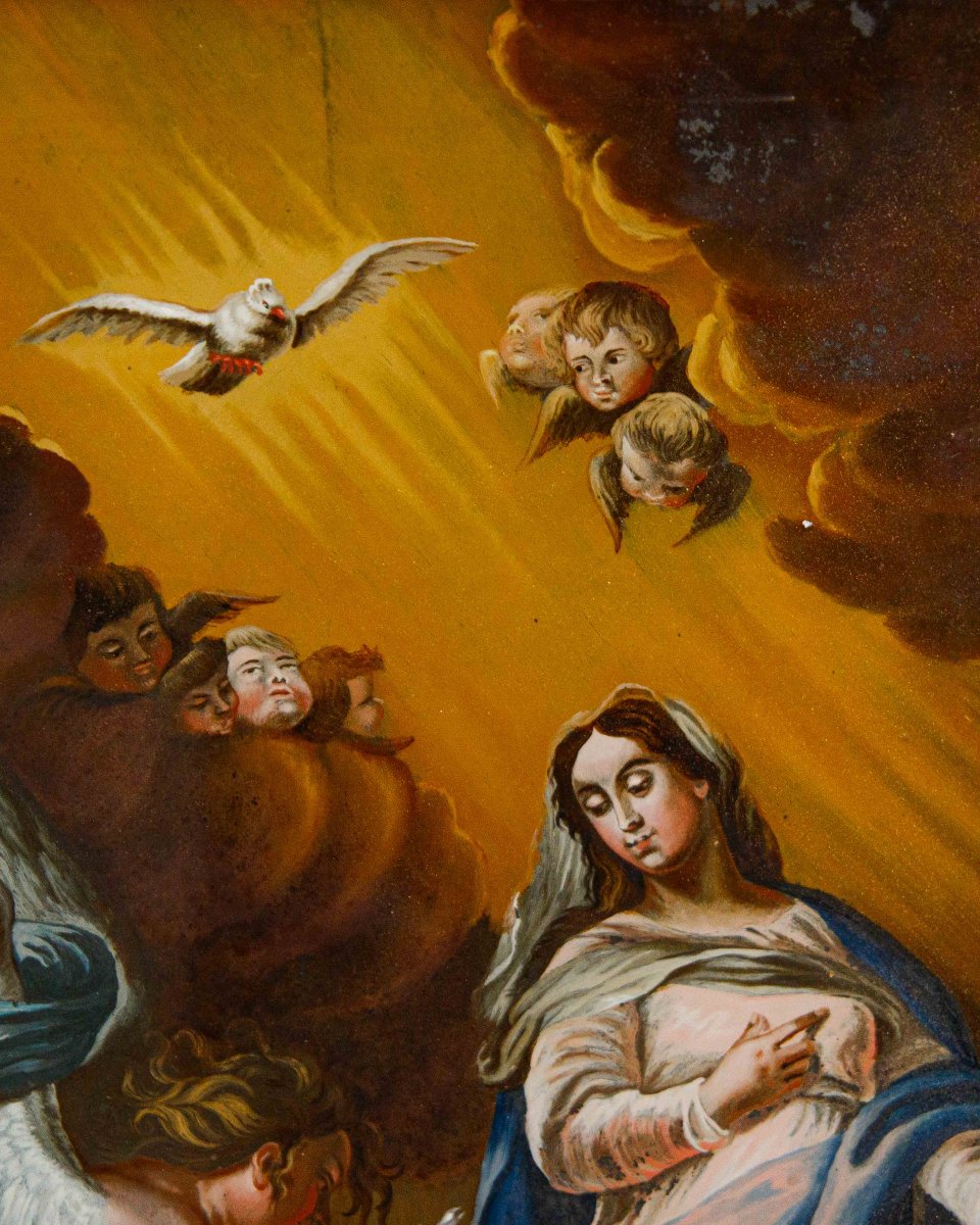 Seguace di Franz Thaddaus Menteler II (1715 - 1794),Svizzera centrale, ca. 1780, Annunciazione-photo-3