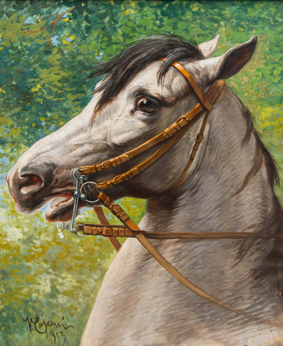 Vittorio Cajani (Torino, 1890 – Parigi, 1940), Il cavallo bianco, 1913-photo-2