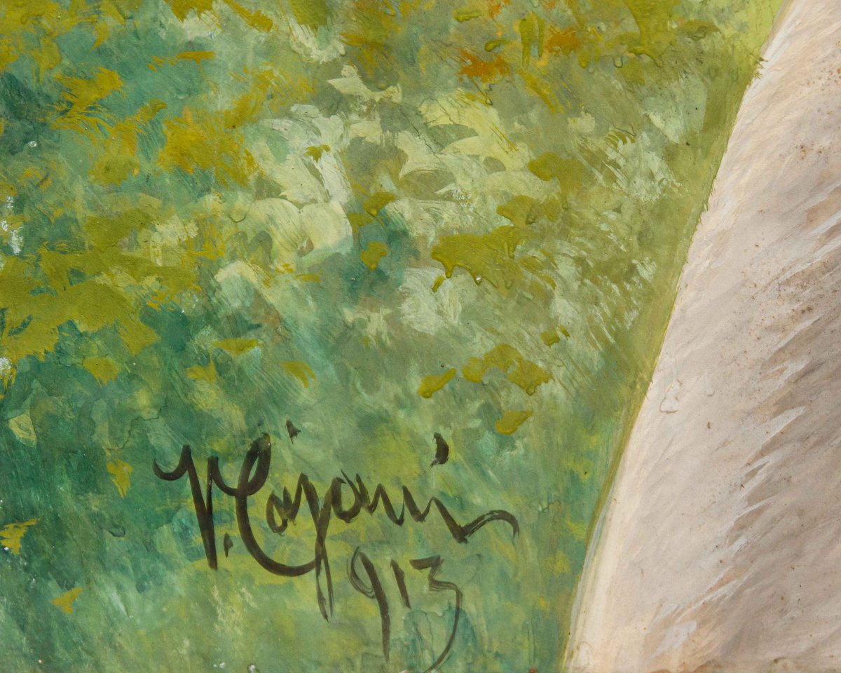 Vittorio Cajani (Torino, 1890 – Parigi, 1940), Il cavallo bianco, 1913-photo-3