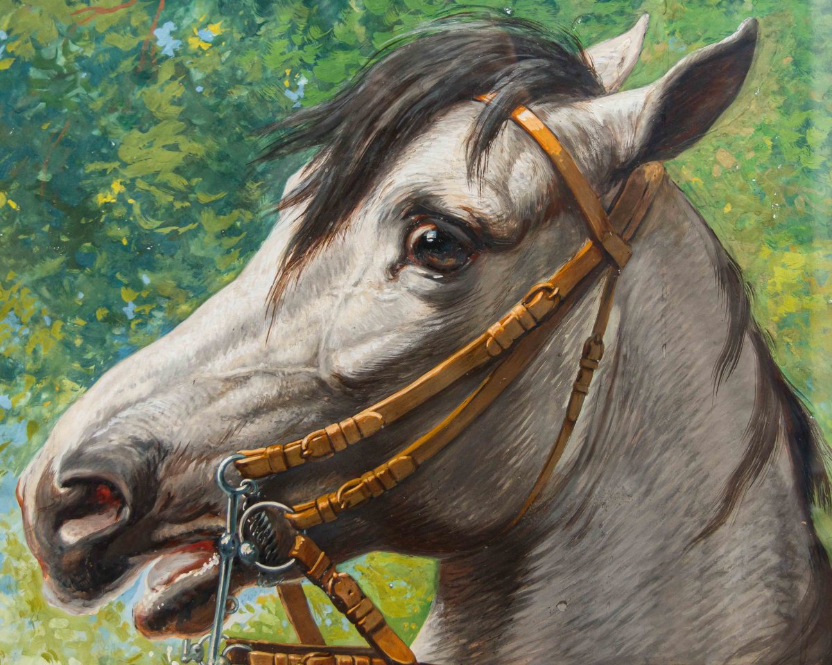 Vittorio Cajani (Torino, 1890 – Parigi, 1940), Il cavallo bianco, 1913-photo-2