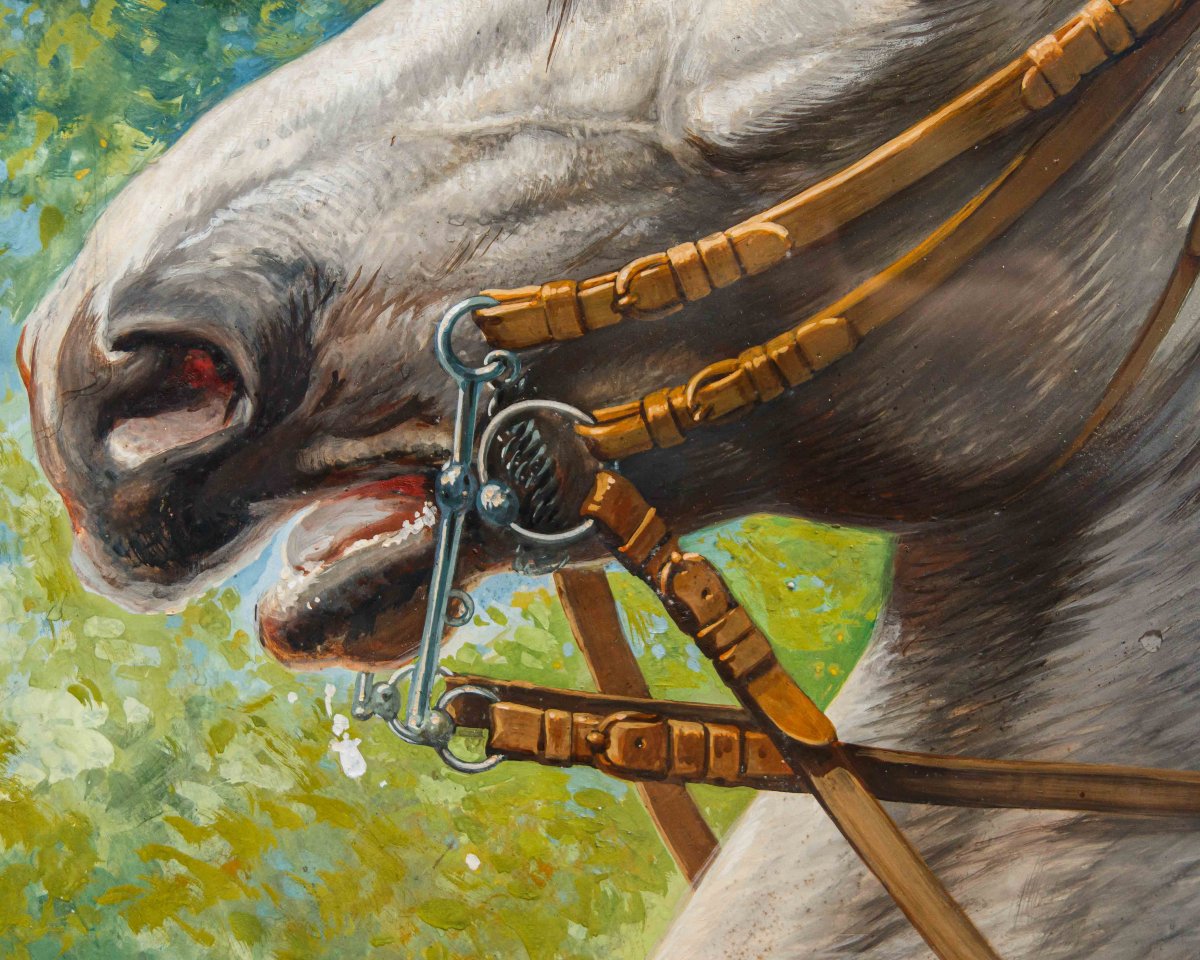 Vittorio Cajani (Torino, 1890 – Parigi, 1940), Il cavallo bianco, 1913-photo-3