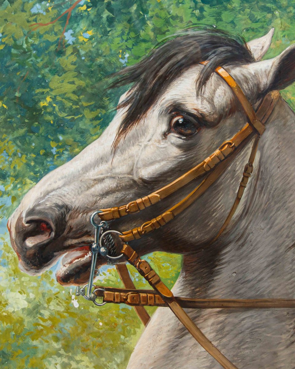 Vittorio Cajani (Torino, 1890 – Parigi, 1940), Il cavallo bianco, 1913-photo-6