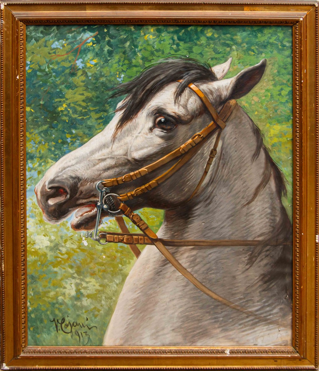 Vittorio Cajani (Torino, 1890 – Parigi, 1940), Il cavallo bianco, 1913
