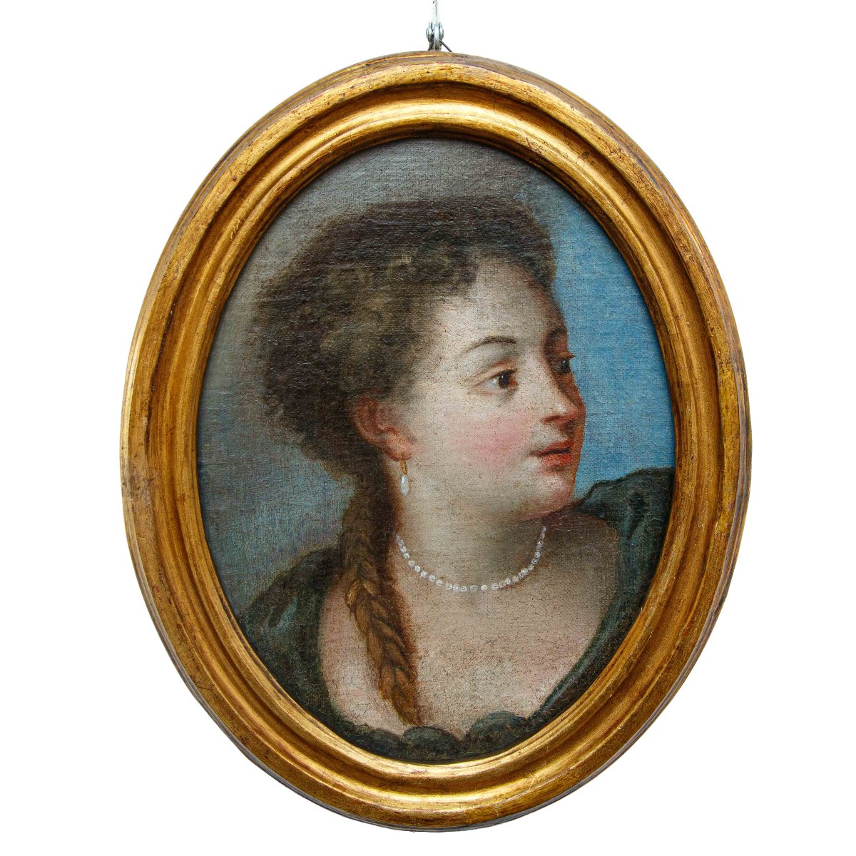 Antonio Domenico Beverense (?, 1624/26 – Vicenza, 1694), Coppia di ritratti femminili-photo-3