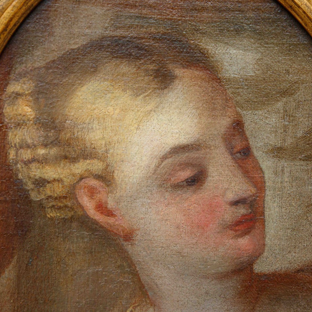 Antonio Domenico Beverense (?, 1624/26 – Vicenza, 1694), Coppia di ritratti femminili-photo-3