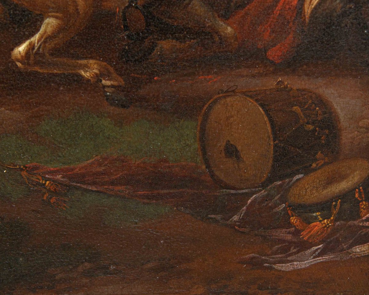 Bottega di Jan van Huchtenburgh (Haarlem, 1647 – Amsterdam, 1733), Battaglia contro i Turchi-photo-6