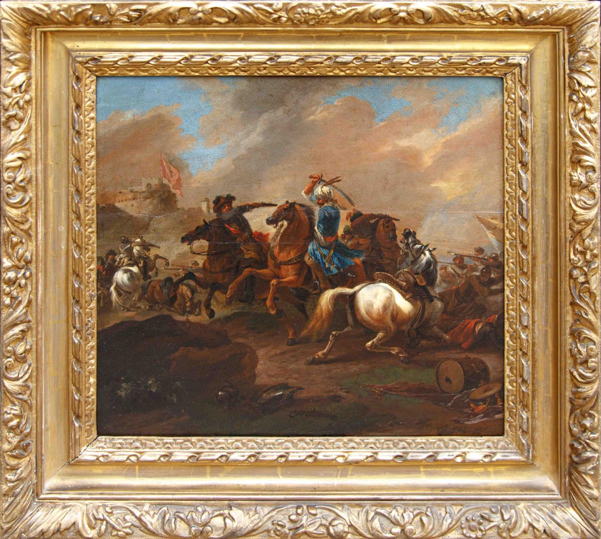 Bottega di Jan van Huchtenburgh (Haarlem, 1647 – Amsterdam, 1733), Battaglia contro i Turchi