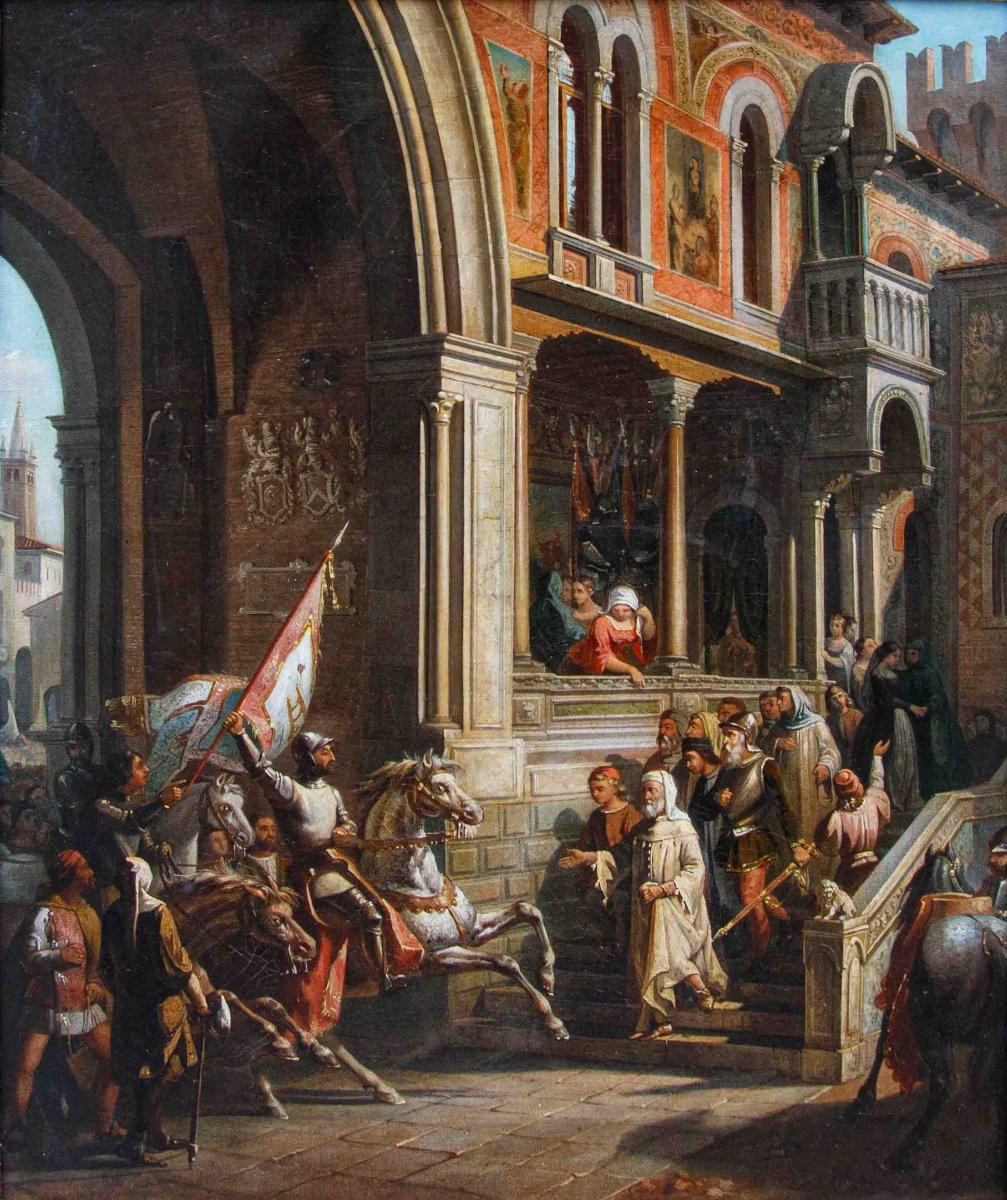 XIX secolo, L’ingresso trionfale di Alboino e Cangrande della Scala a Vicenza-photo-4