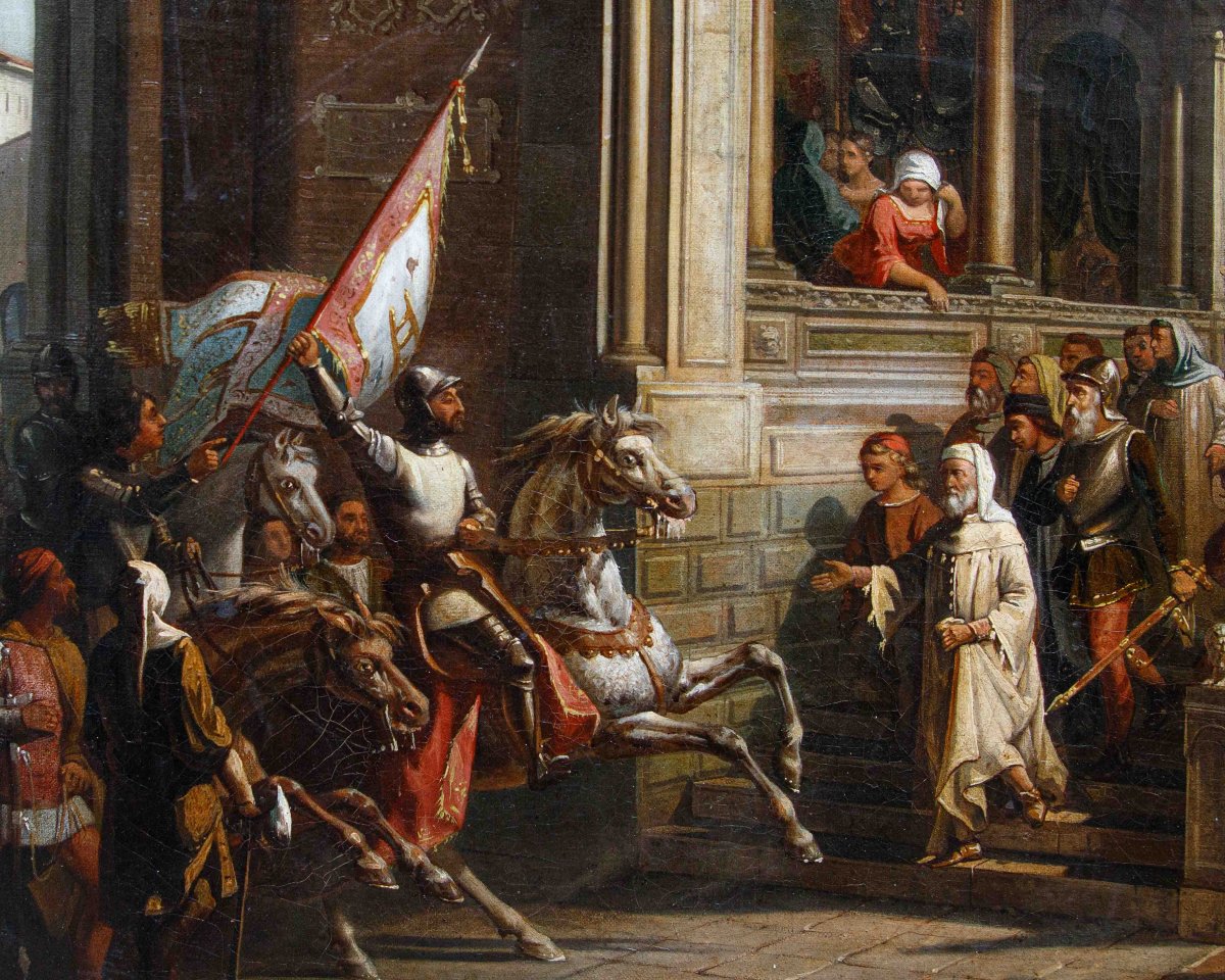 XIX secolo, L’ingresso trionfale di Alboino e Cangrande della Scala a Vicenza-photo-5